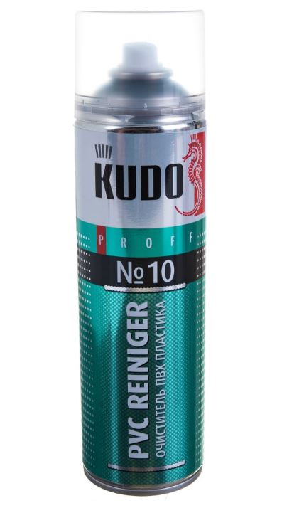 Очиститель ПВХ пластика KUDO PVC Reiniger №10 (650 мл) аэрозоль (KUPP06PVC10)