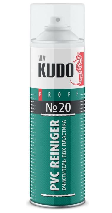 Очиститель ПВХ пластика KUDO PVC Reiniger №20 (650 мл) аэрозоль (KUPP06PVC20)