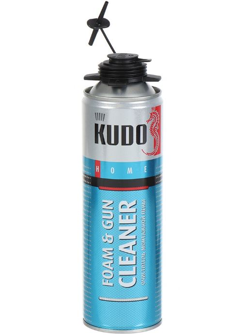 Очиститель пены монтажной KUDO (650 мл) серия HOME (незатвердевшей) (KUPH06C)