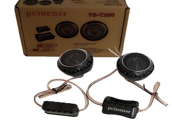 Динамики автомобильные высокочастотные Твитеры TP-280, 140W, 3,5 -22kHz. 89dB, 28mm, импеданс 4