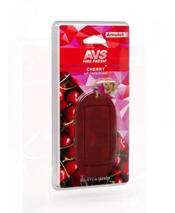 Ароматизатор подвесной AVS SG-011 Amulet (аром. Вишня - Cherry) (гелевый)