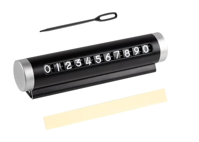 Визитка парковочная /на панель (круглая) MIX color